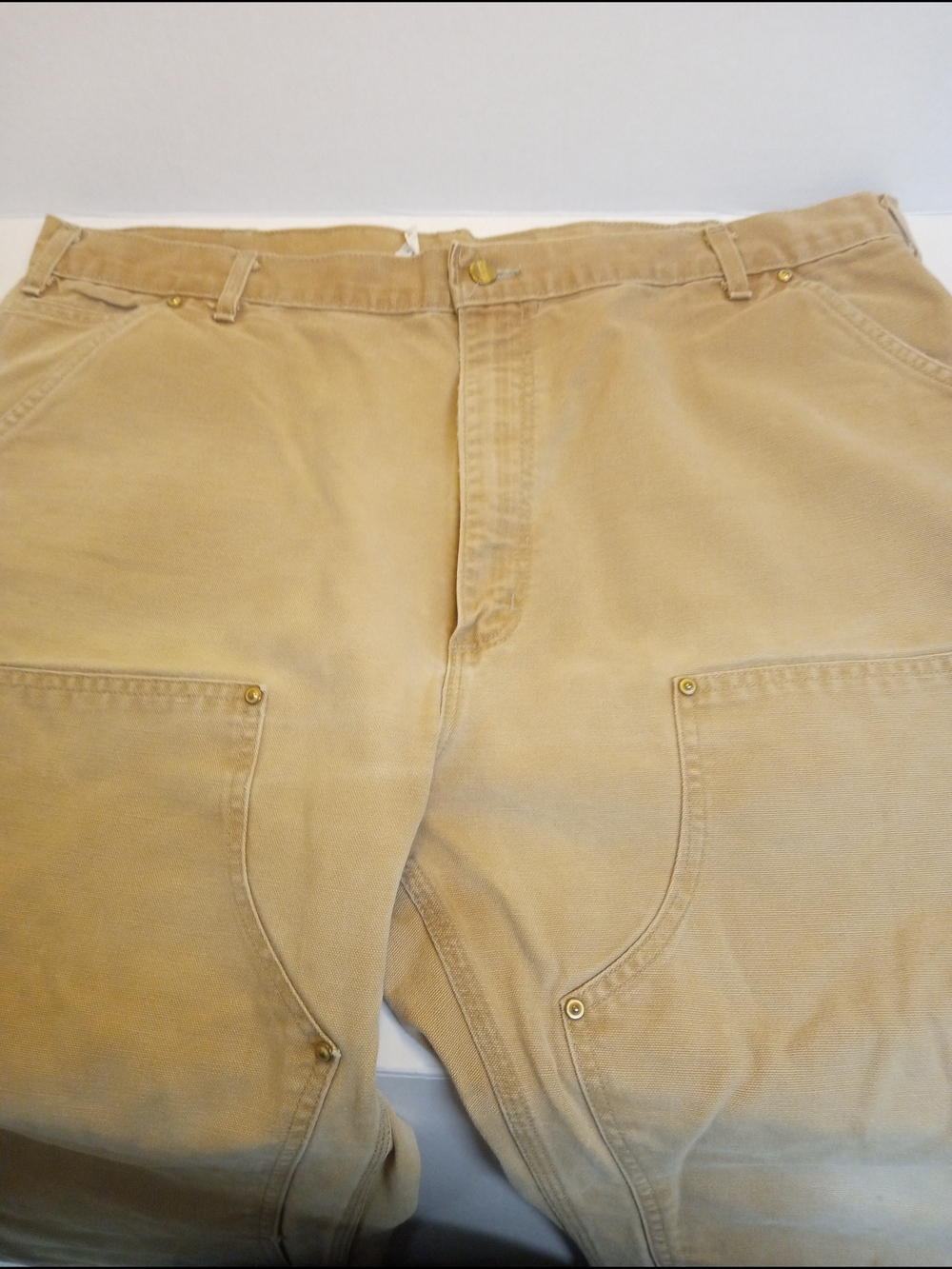 Vintage Men's Pants 40 × 30 Carhartt B01 Loose Fit Double Knee Work Canvas Pants
